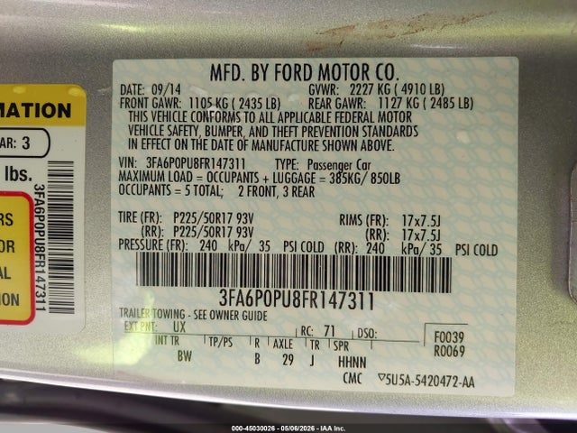 Ford Fusion Se Luxury