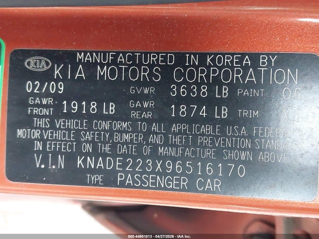 Kia Rio Lx
