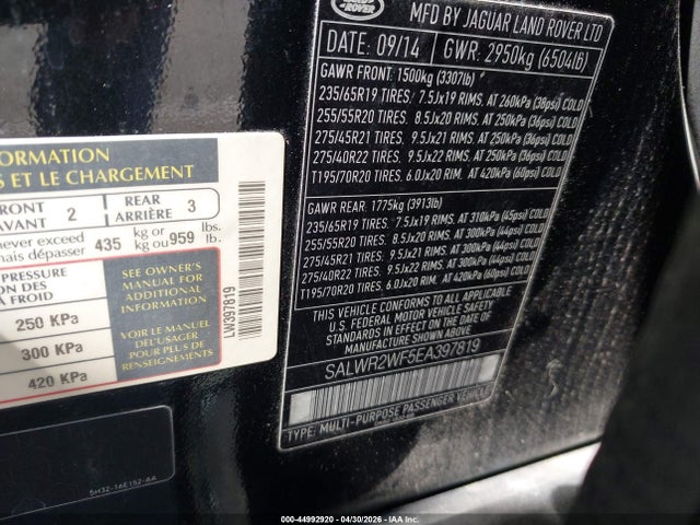 Land Rover Range Rover Sport 3.0l V6 Supercharged Hse