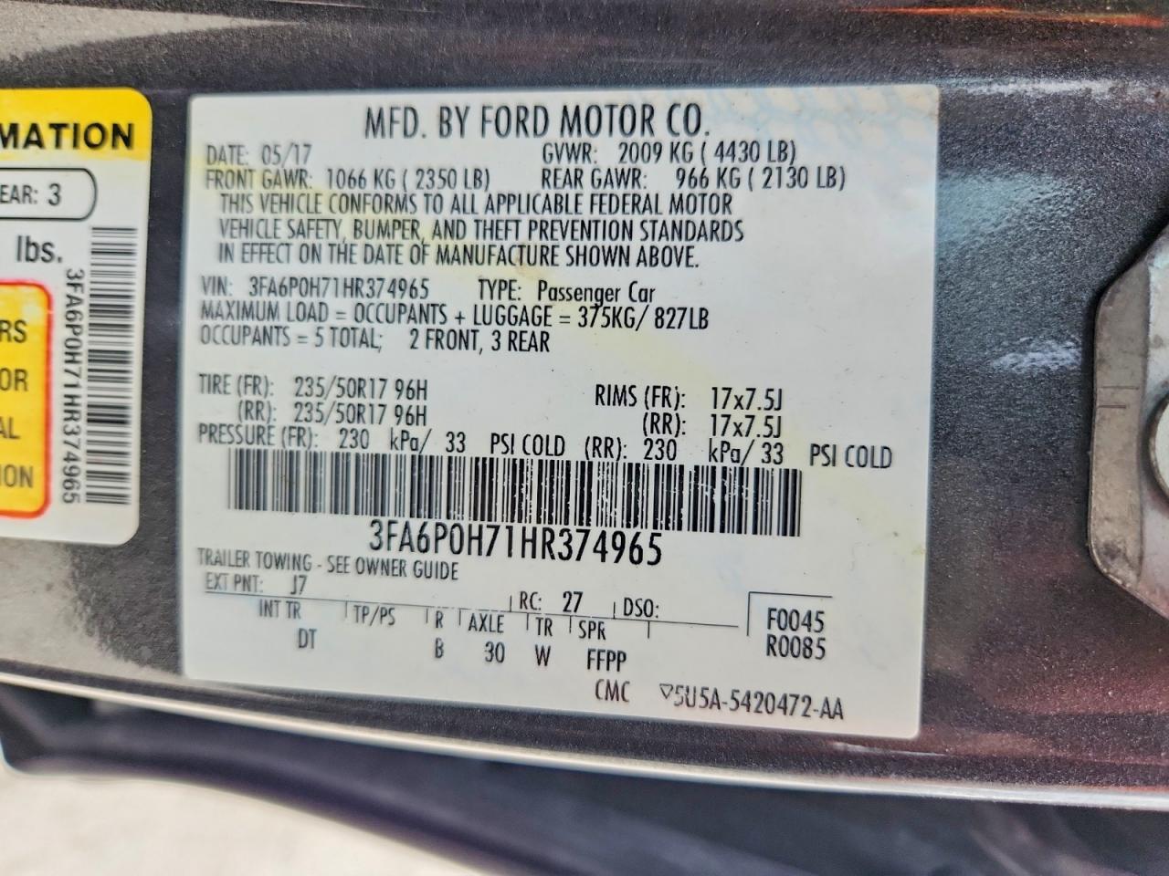 Ford Fusion Se