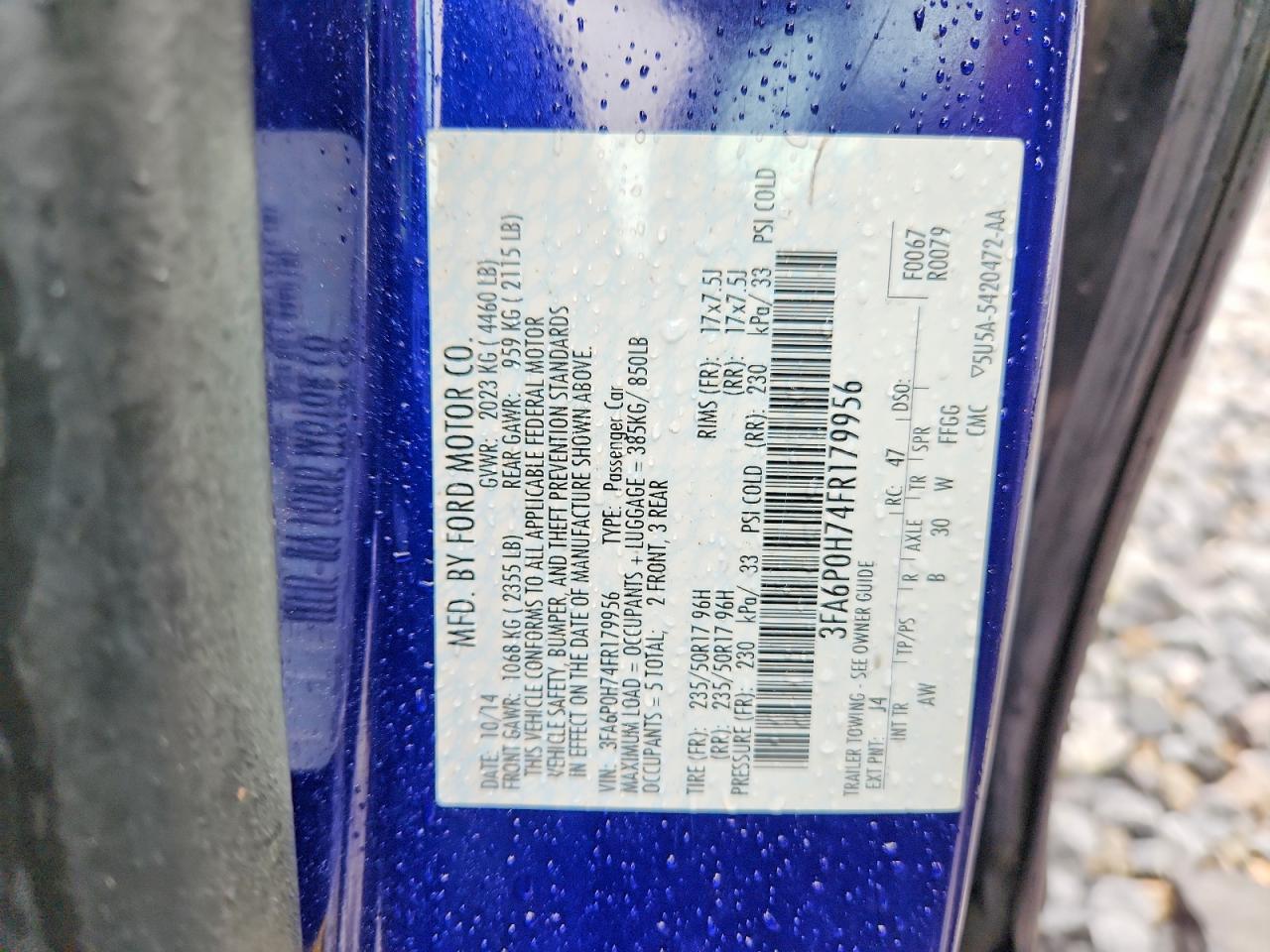 Ford Fusion Se