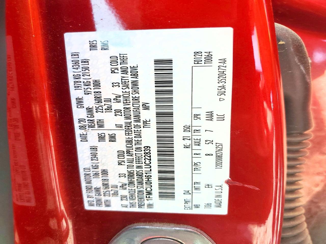 Ford Escape Sel