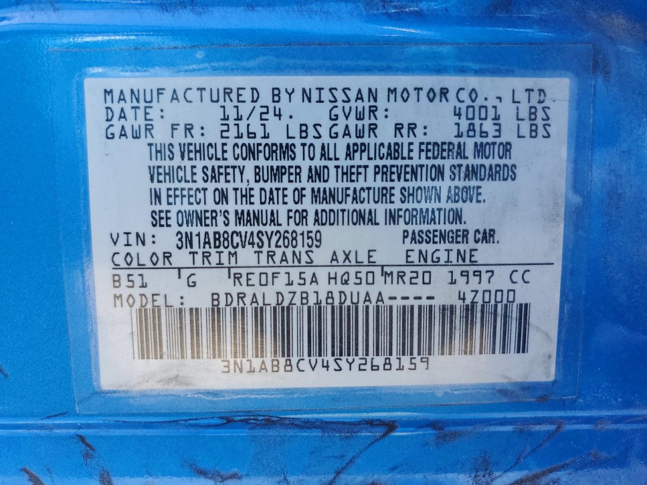 Nissan Sentra Sv