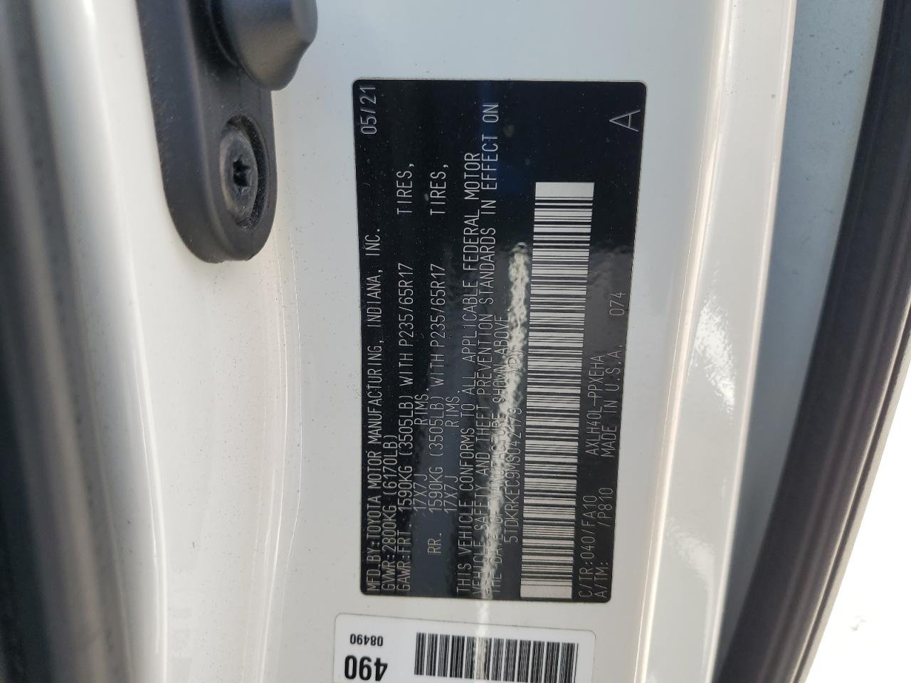 Toyota Sienna Le