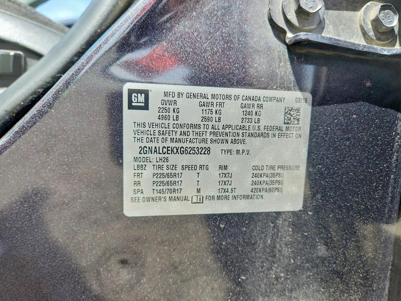Chevrolet Equinox Lt