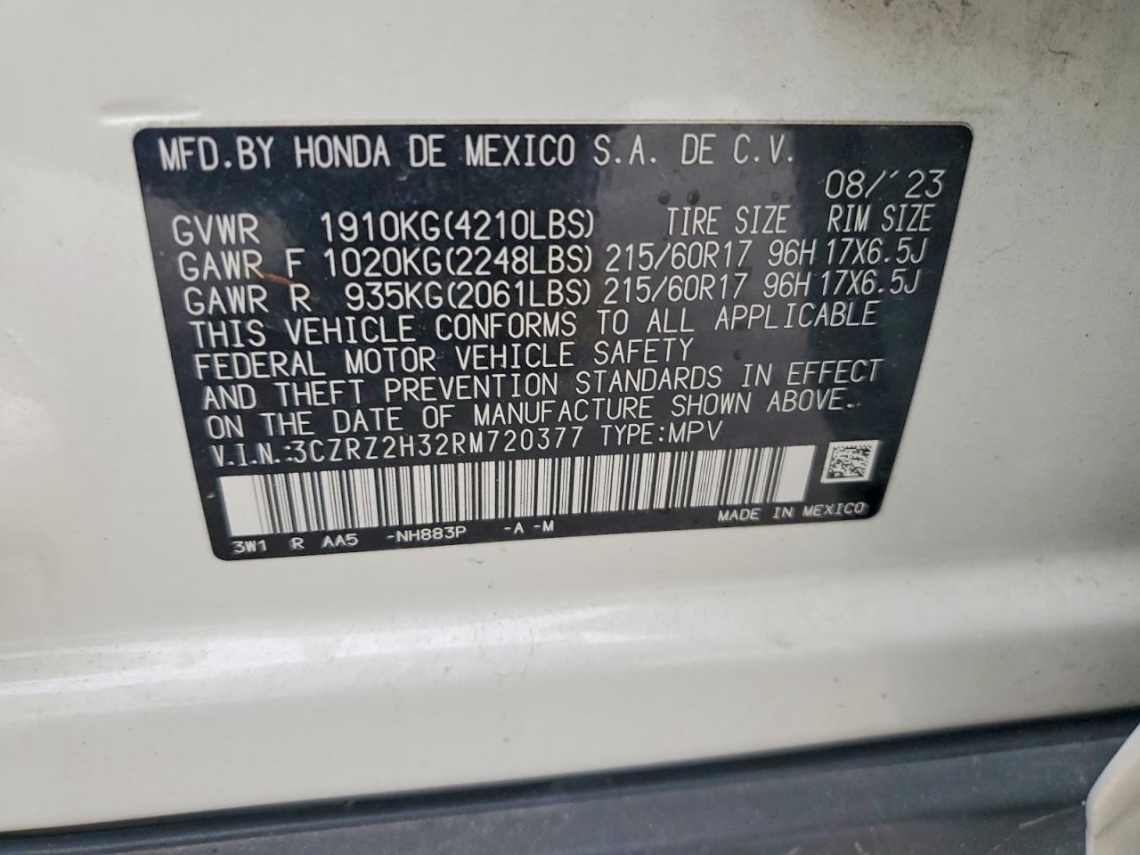 Honda HR-V Lx