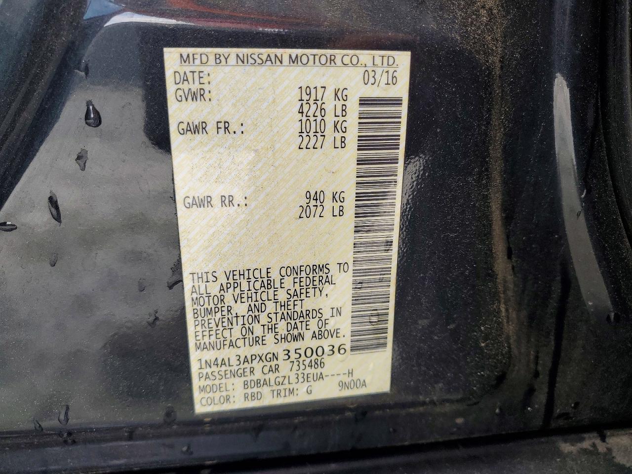 Nissan Altima 2.5 S