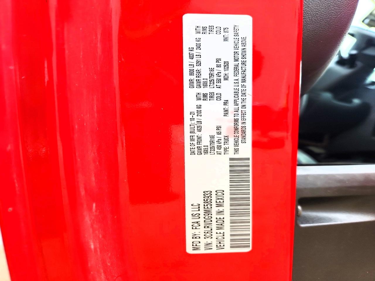 Ram Promaster 2500 High