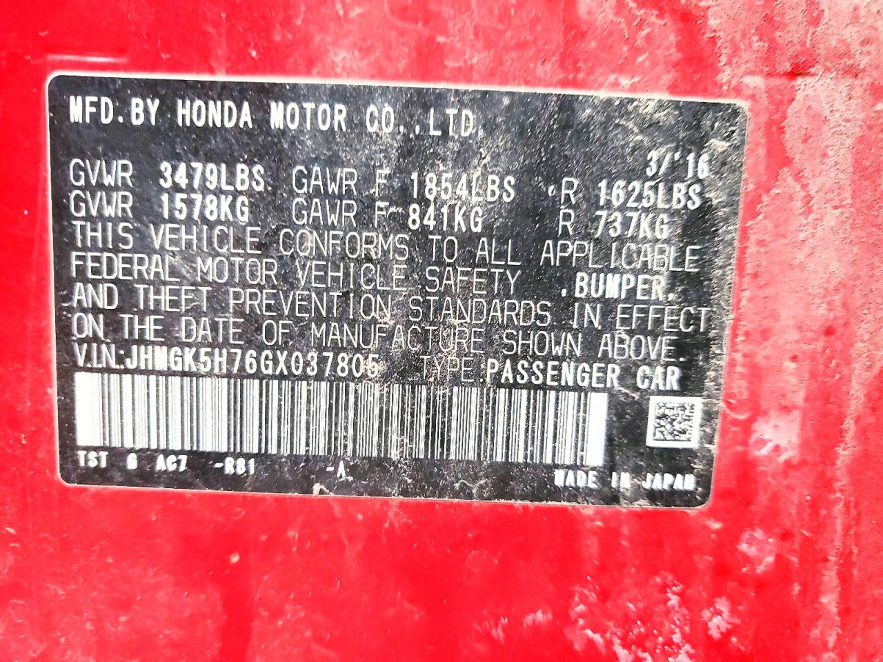 Honda Fit Ex