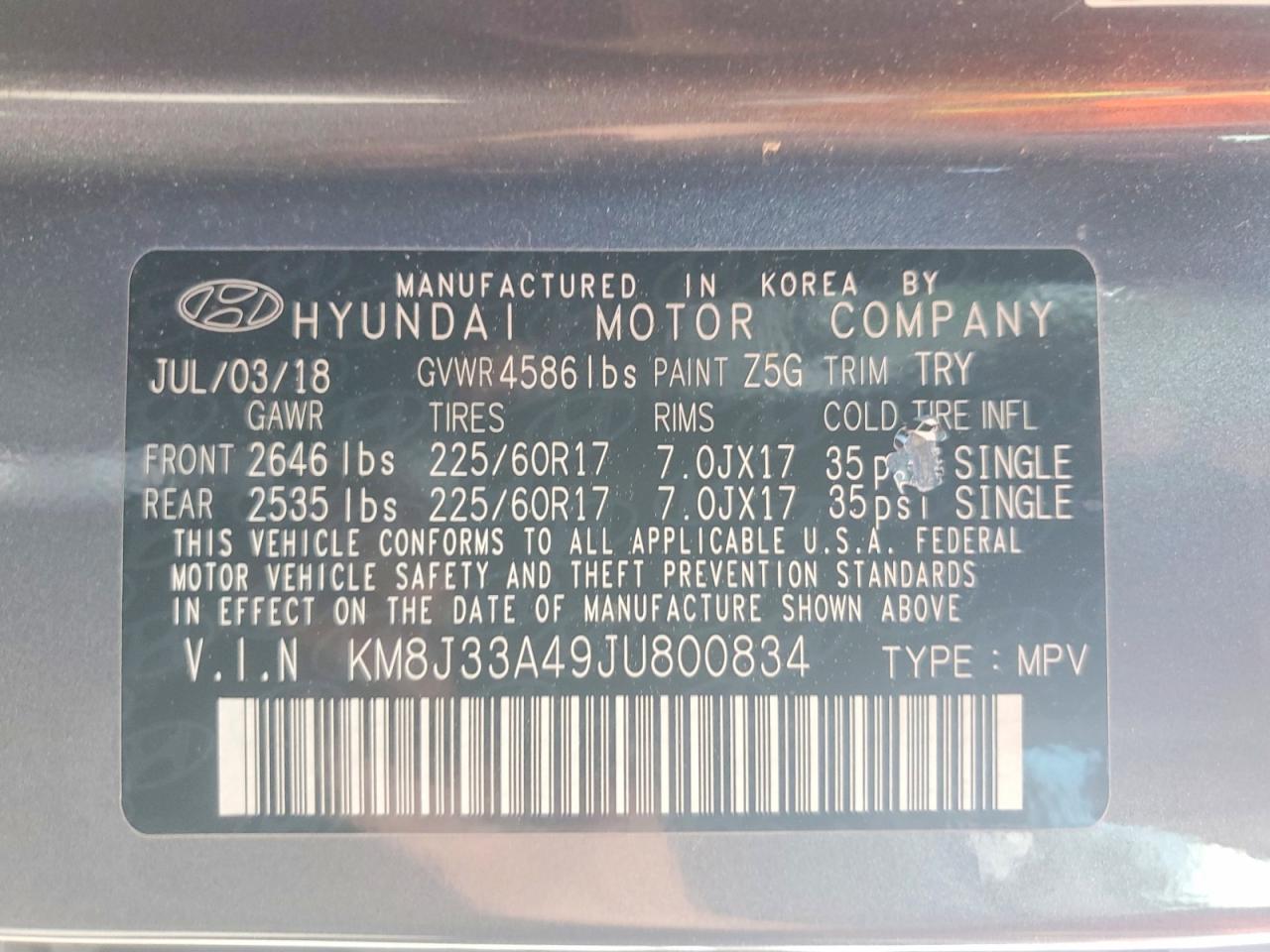 Hyundai TUCSON Sel Plus