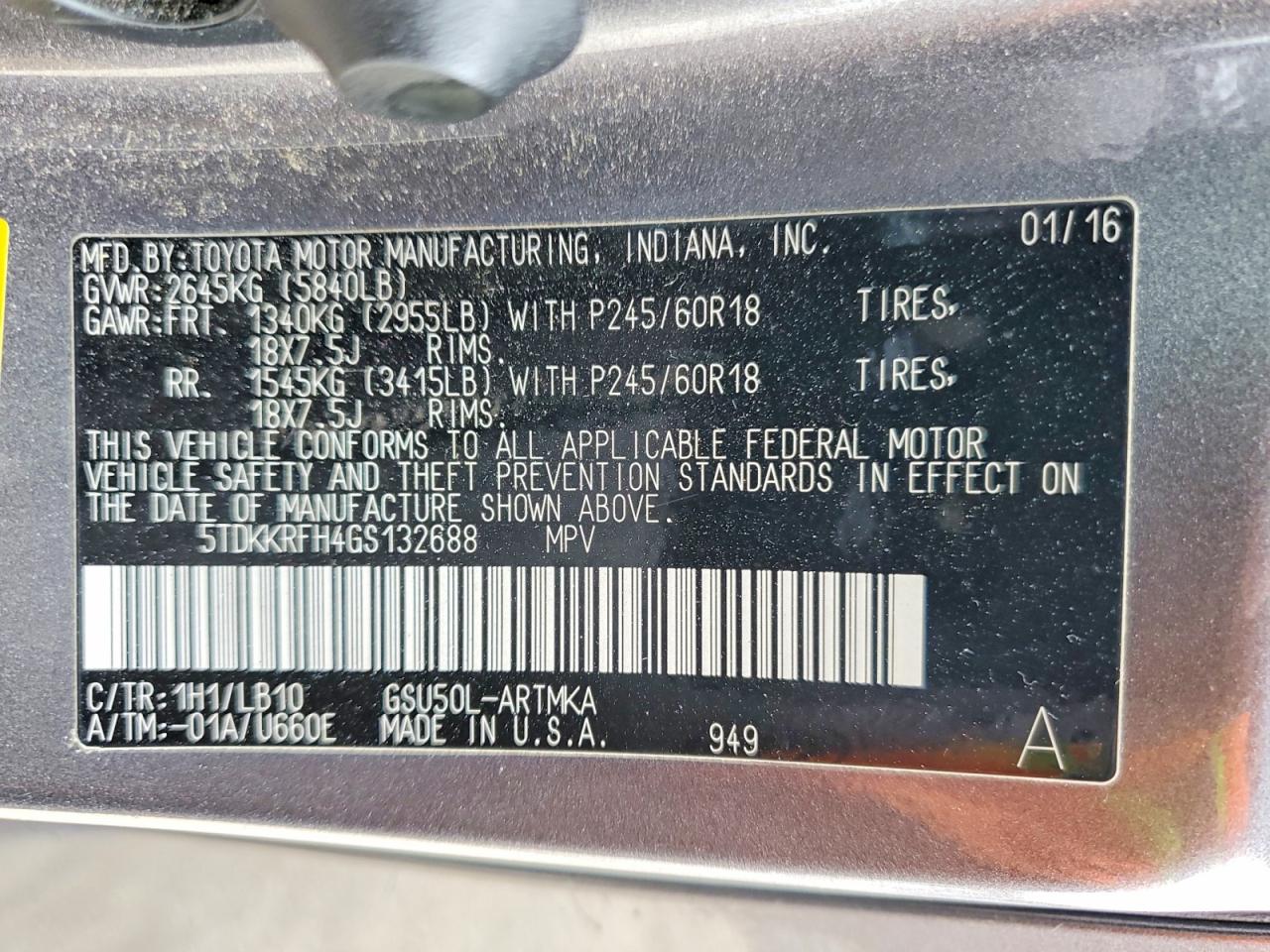 Toyota Highlander Xle