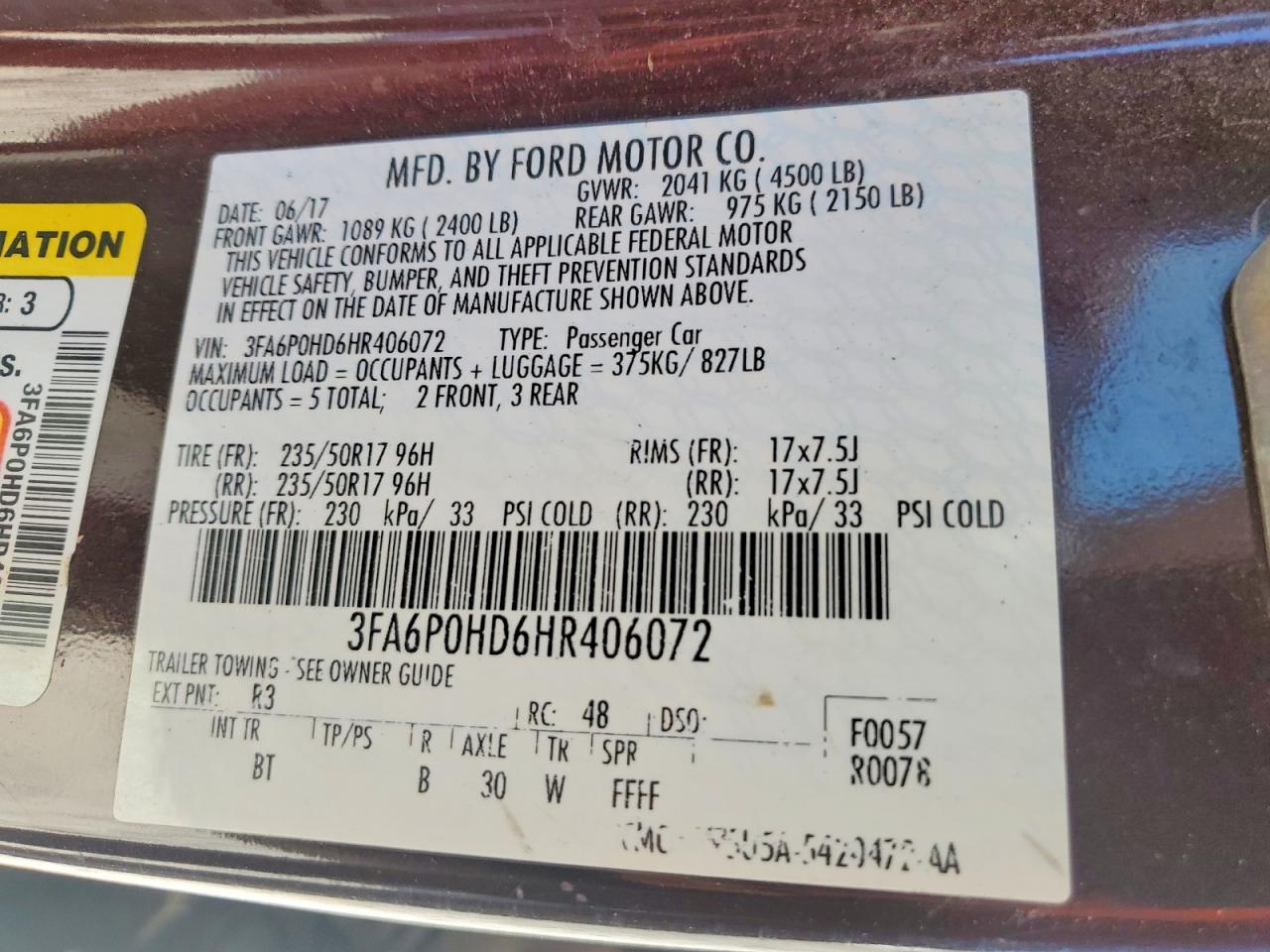 Ford Fusion Se