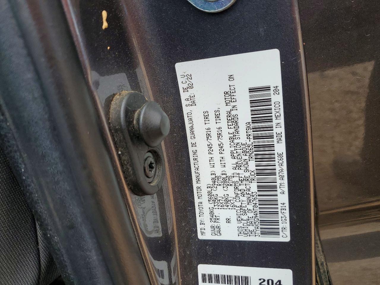 Toyota Tacoma Sr
