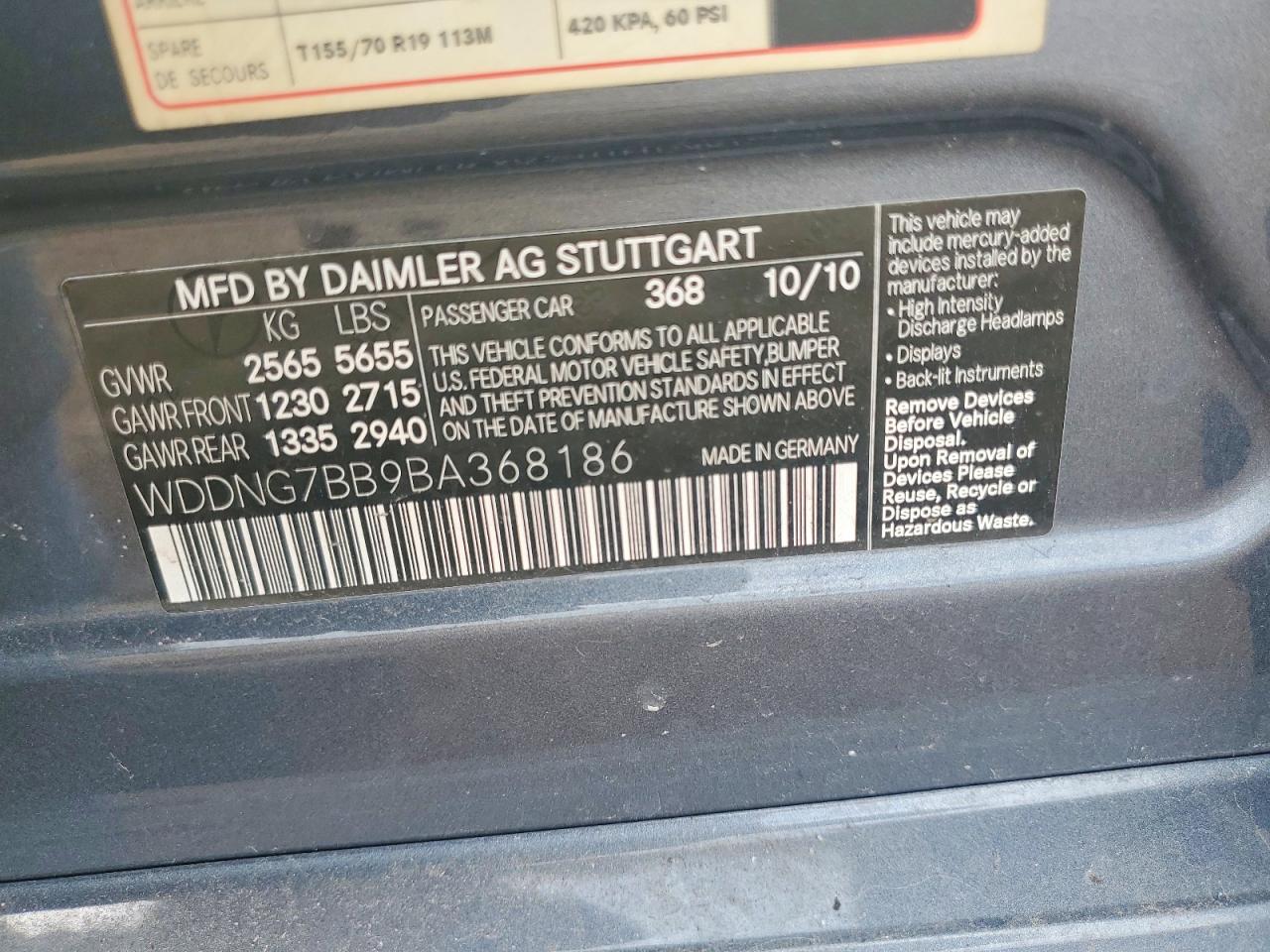 Mercedes-Benz S-Class 550