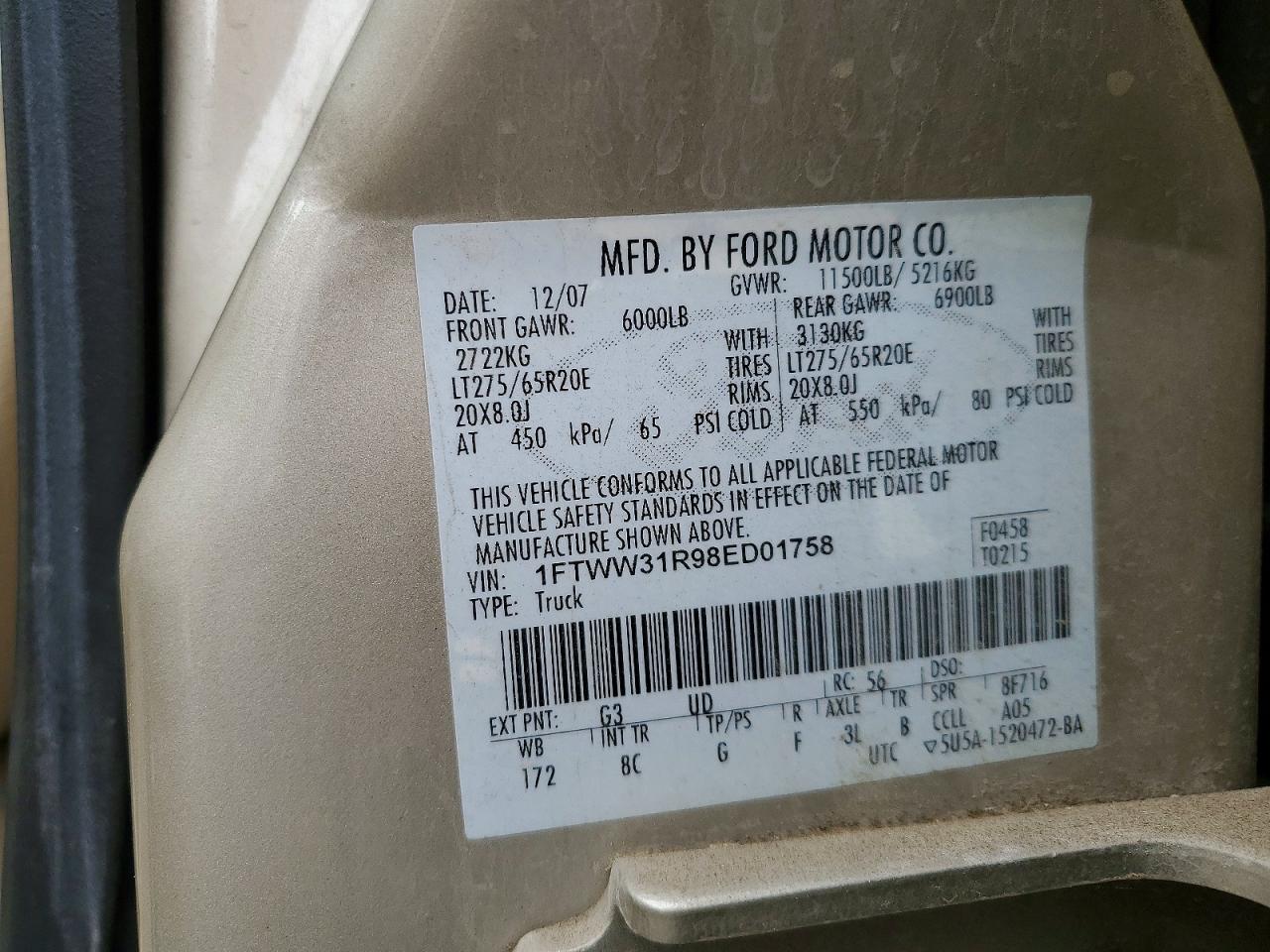 Ford F-350 Srw Super Duty