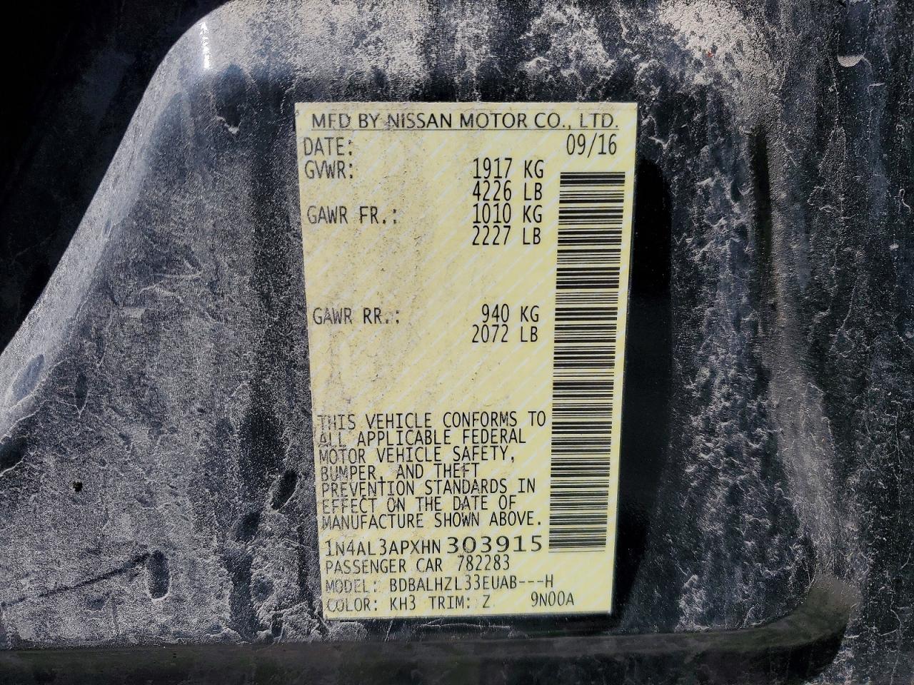 Nissan Altima 2.5 Sr