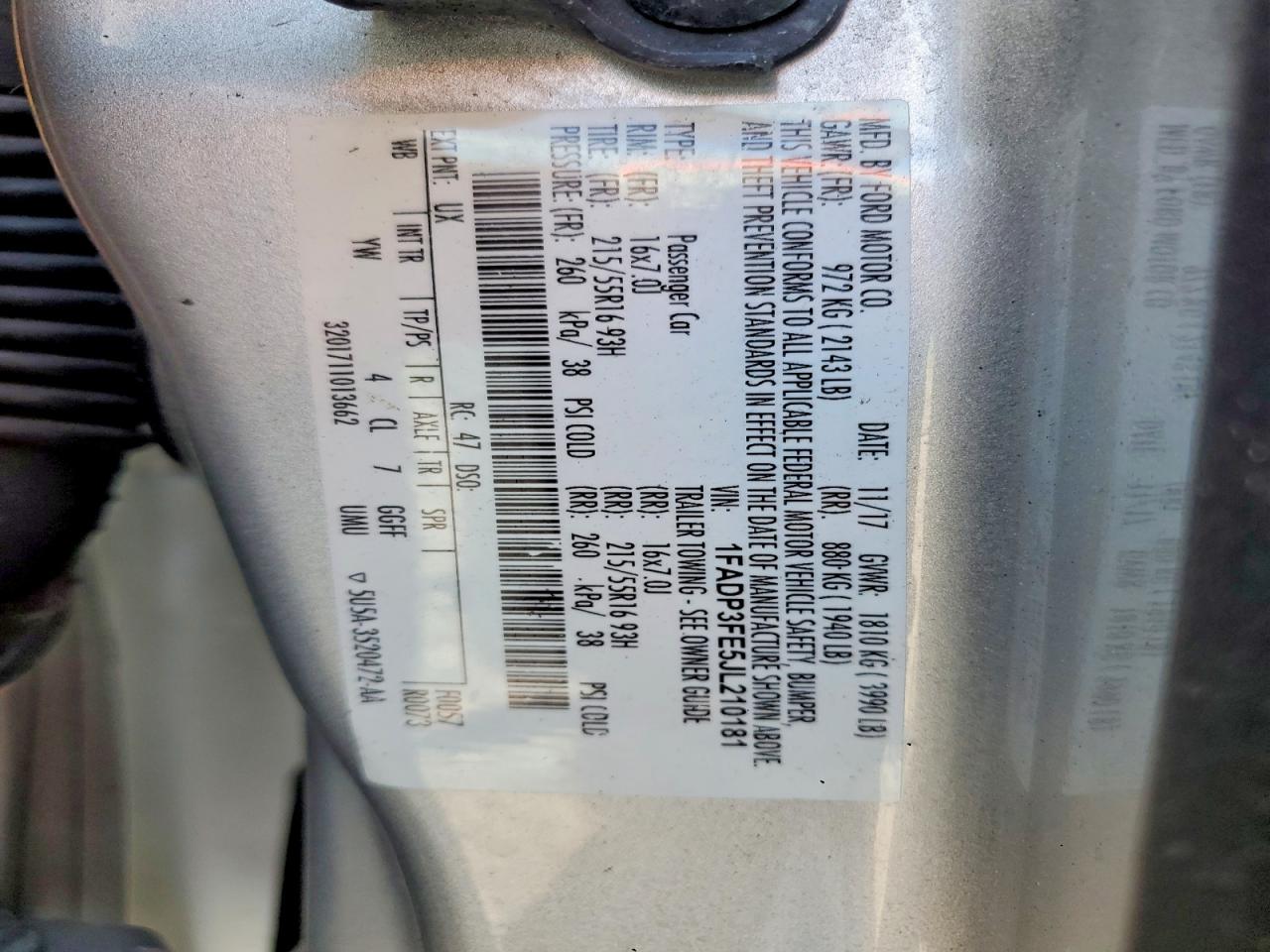 Ford Focus Se