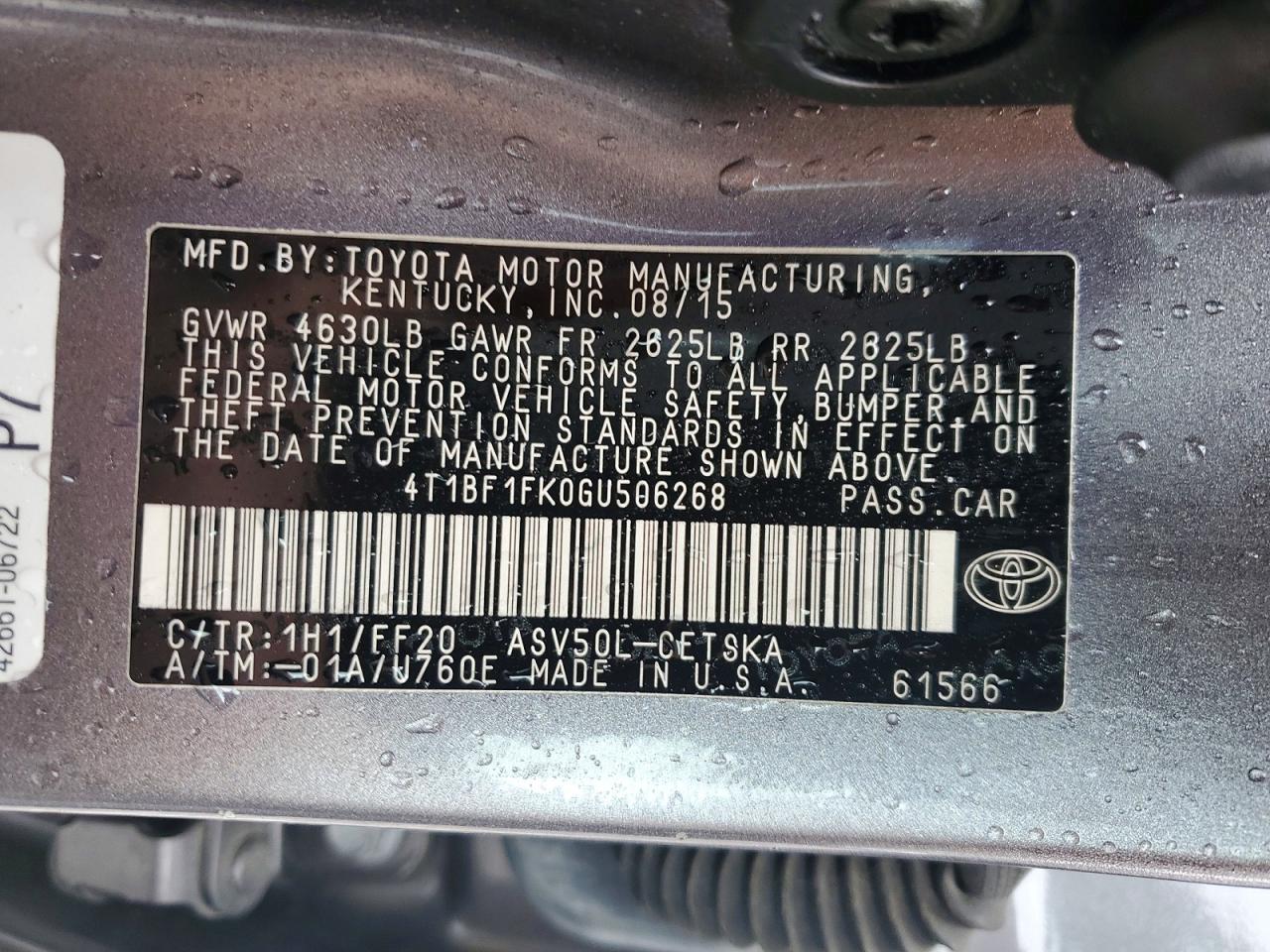 Toyota Camry Se