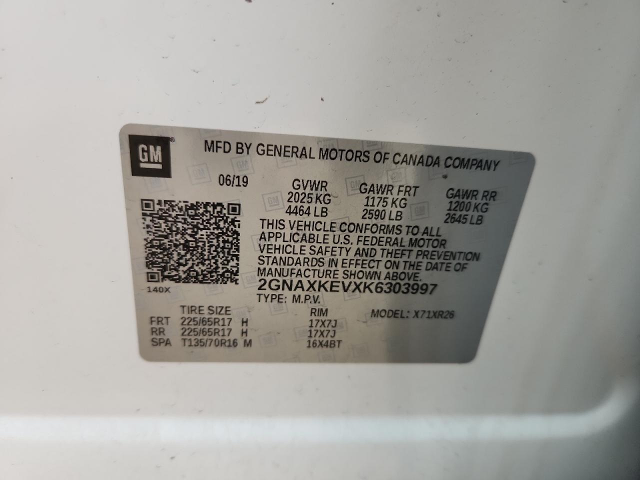 Chevrolet Equinox Lt