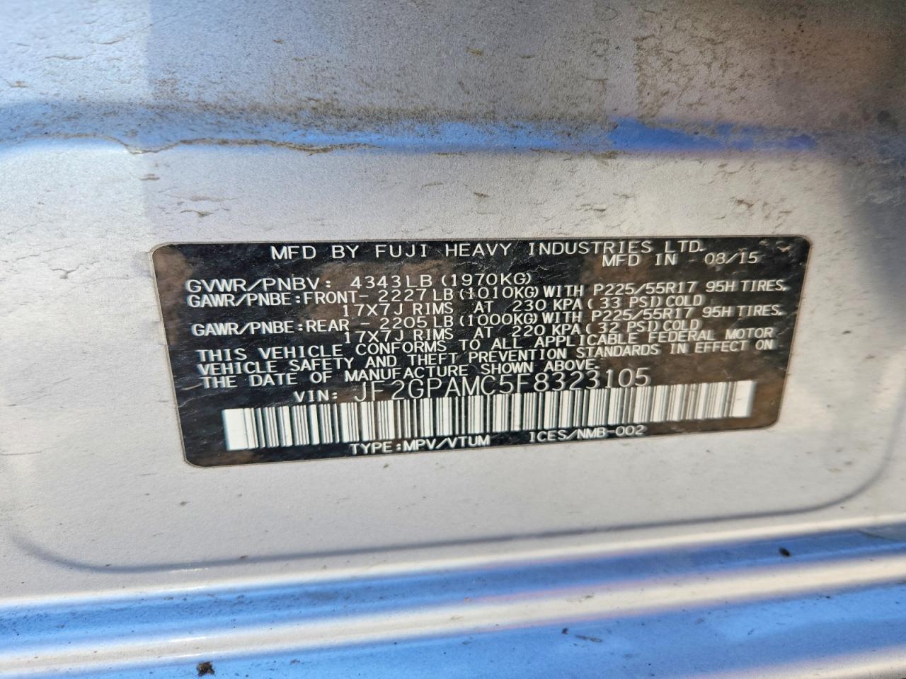 Subaru Xv 2.0 Limited