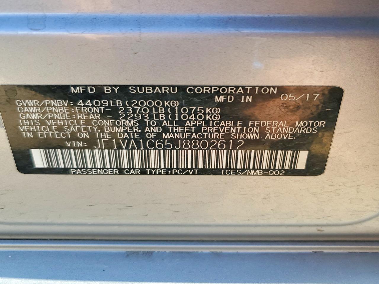 Subaru WRX Premium