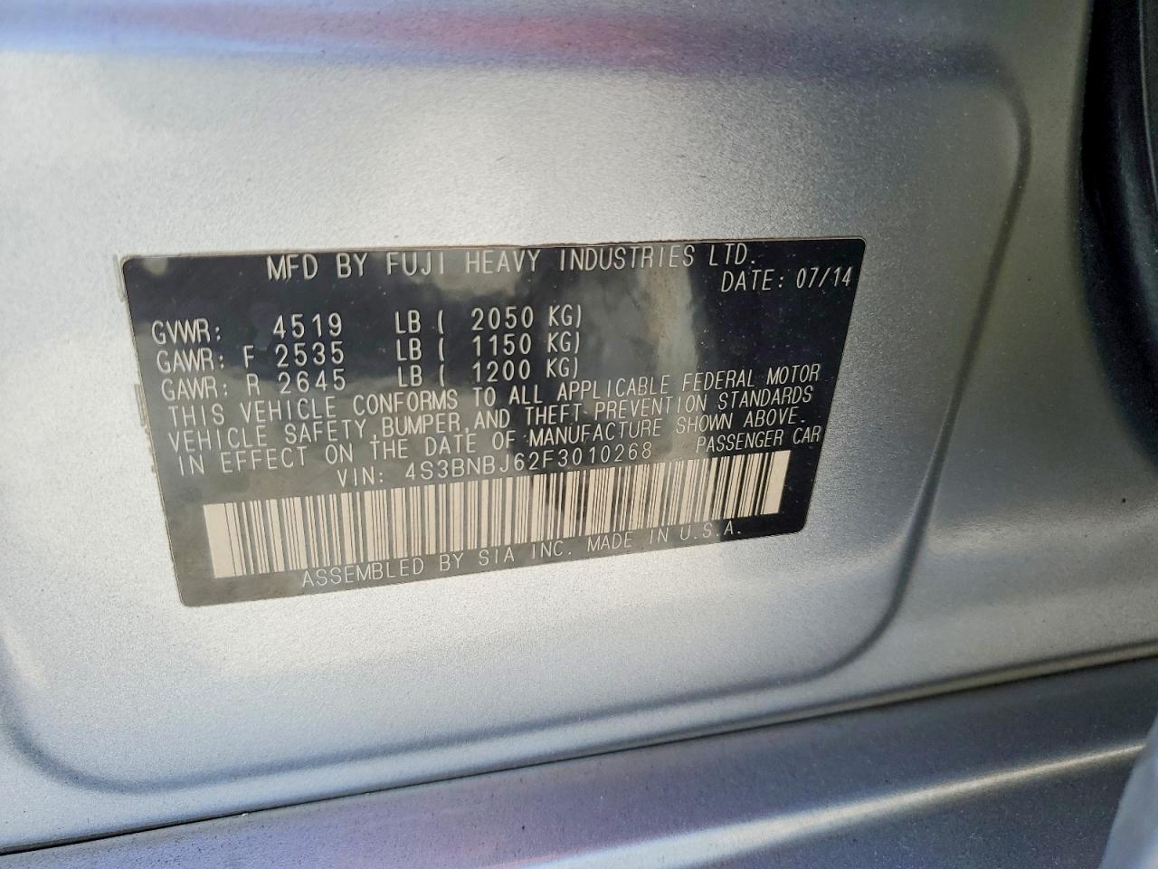 Subaru Legacy 2.5i Limited