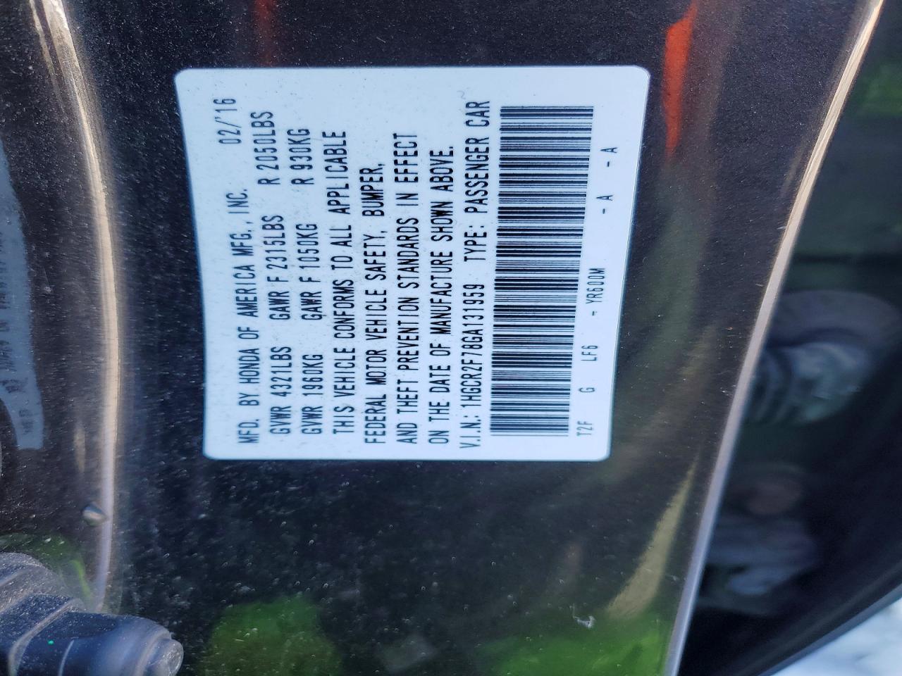 Honda Accord Ex