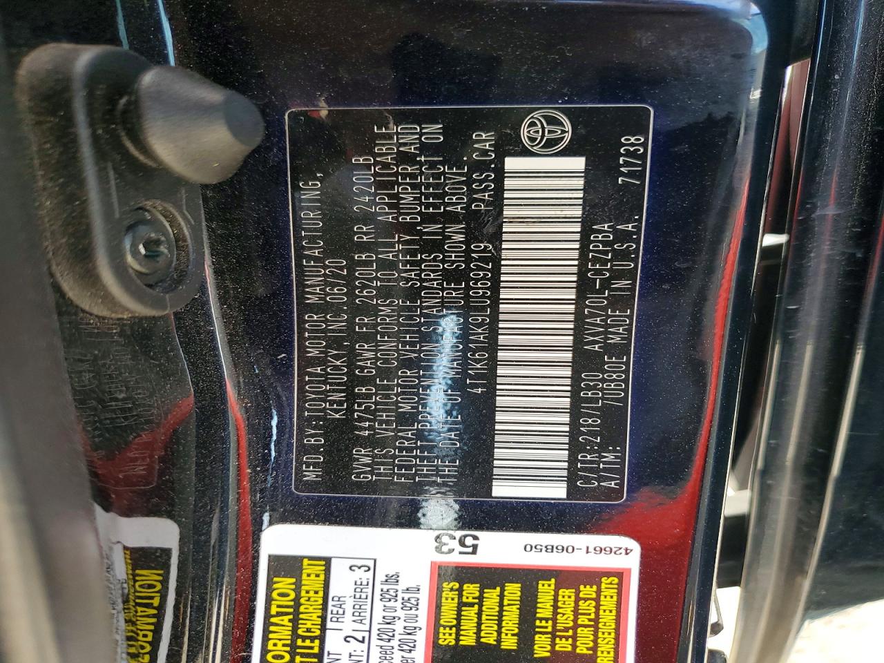 Toyota Camry Xse