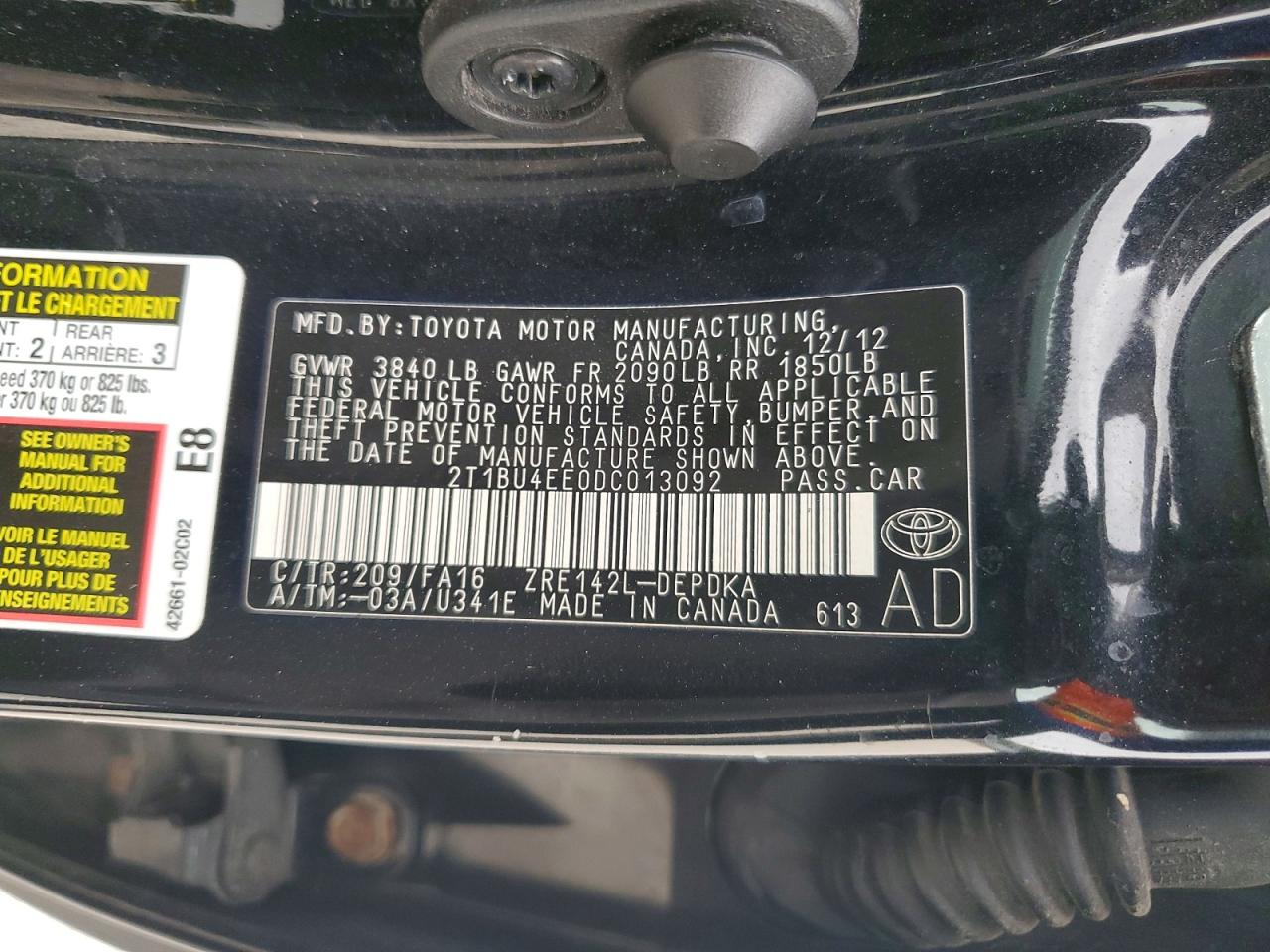 Toyota Corolla L