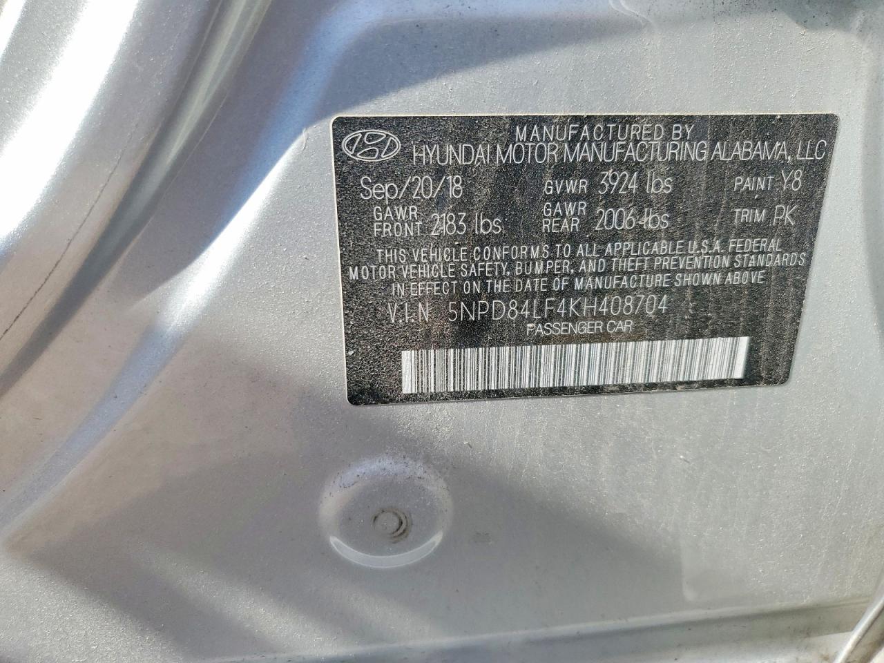 Hyundai ELANTRA Sel