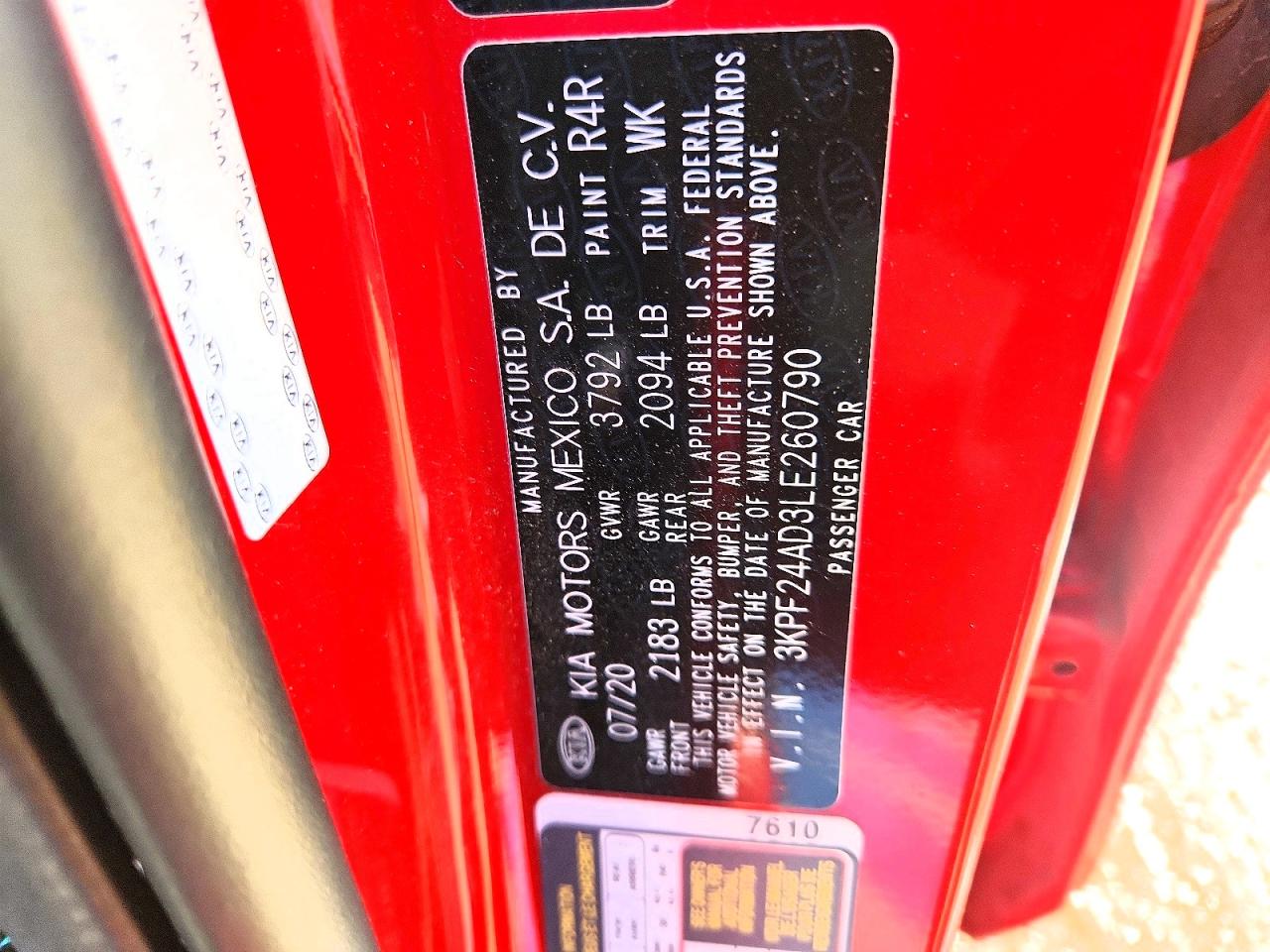 Kia Forte Lxs