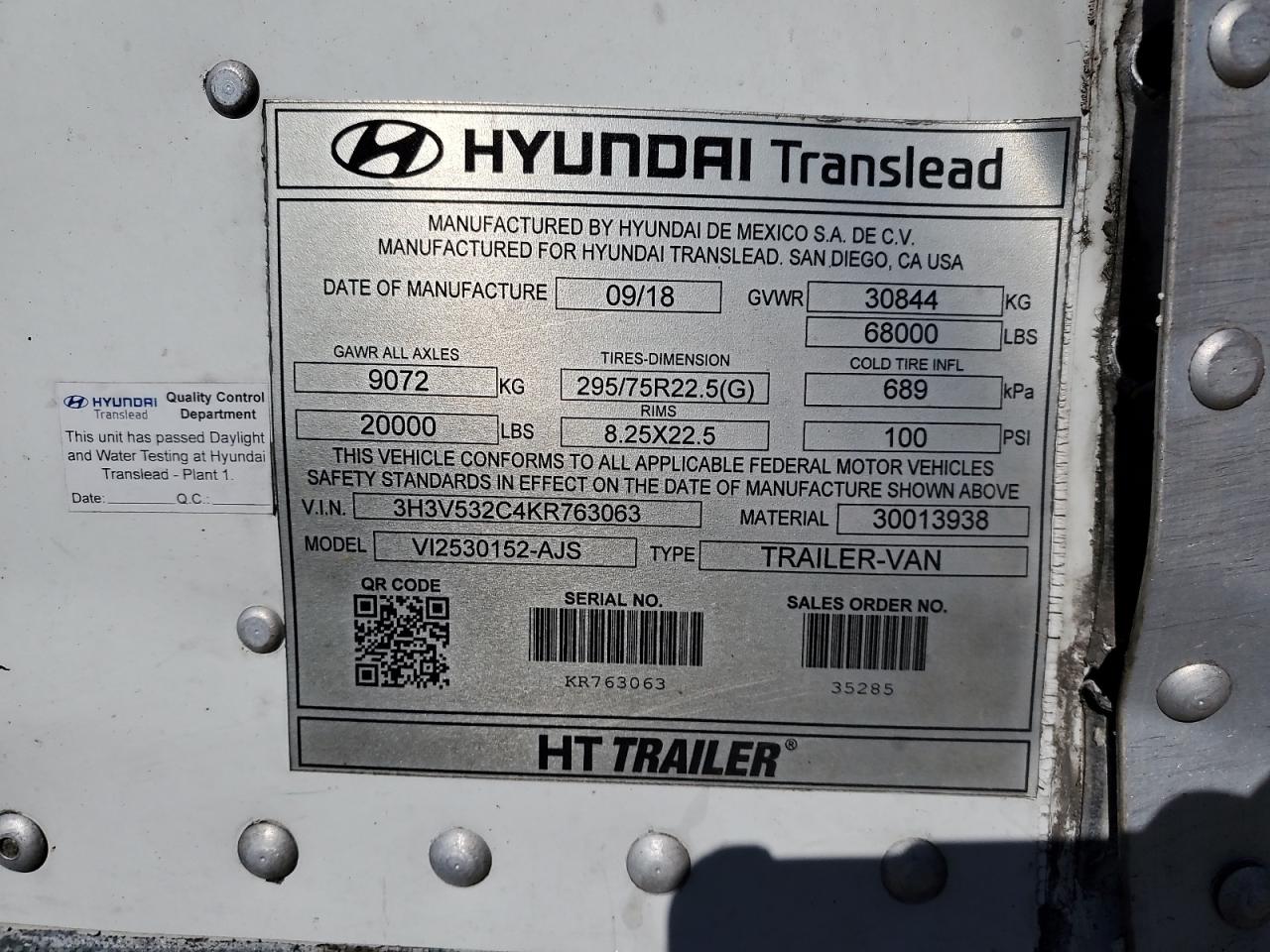 Hyundai 53 Trailer