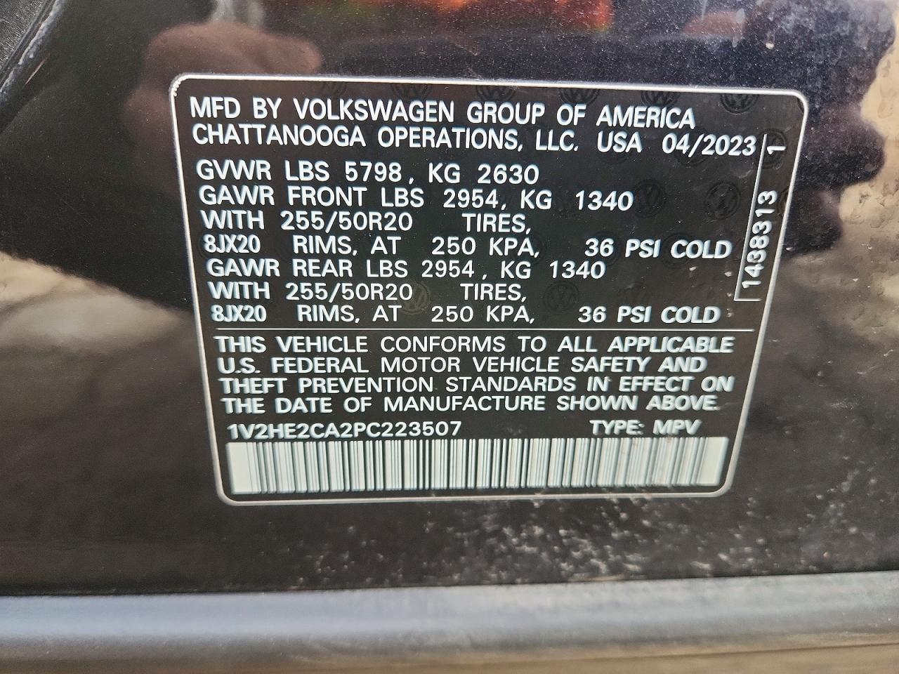 Volkswagen Atlas Se