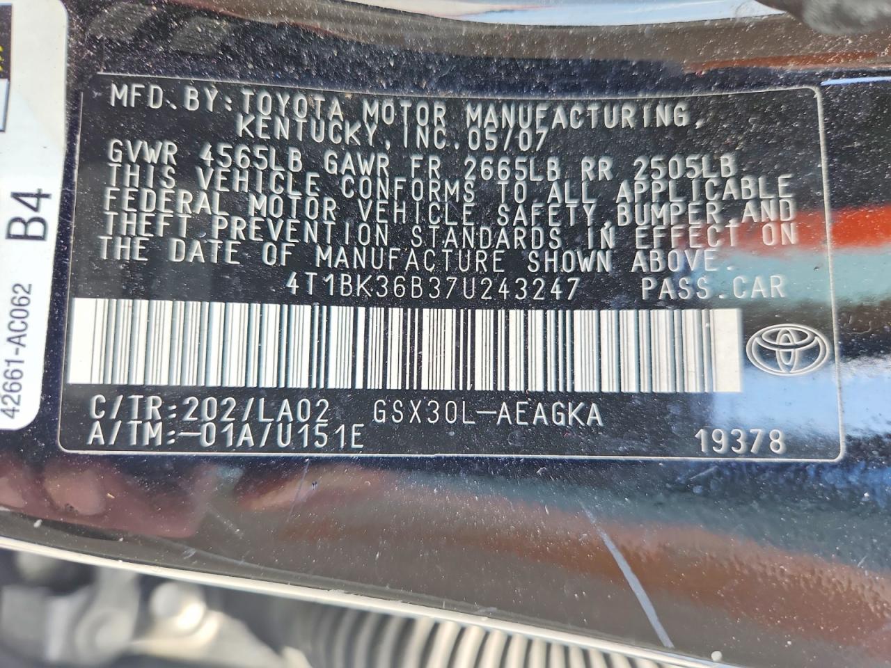 Toyota Avalon Xls