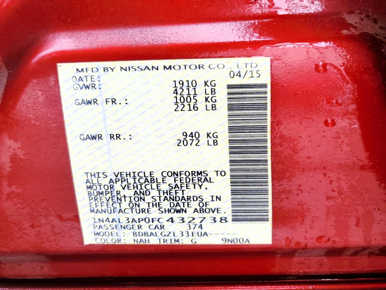 Nissan Altima 2.5 S