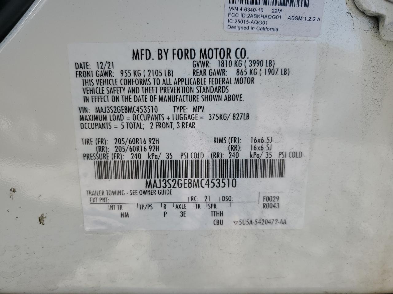 Ford EcoSport Se
