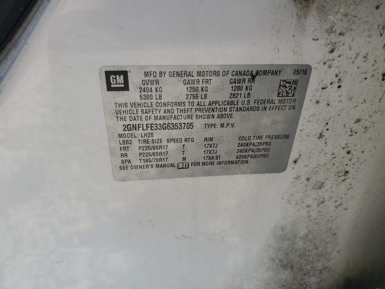 Chevrolet Equinox Lt