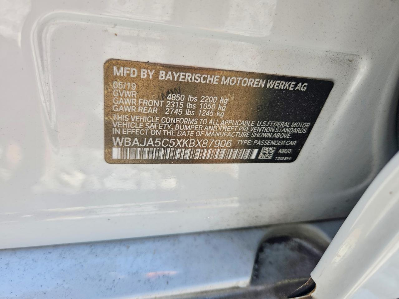 BMW 5 Series I