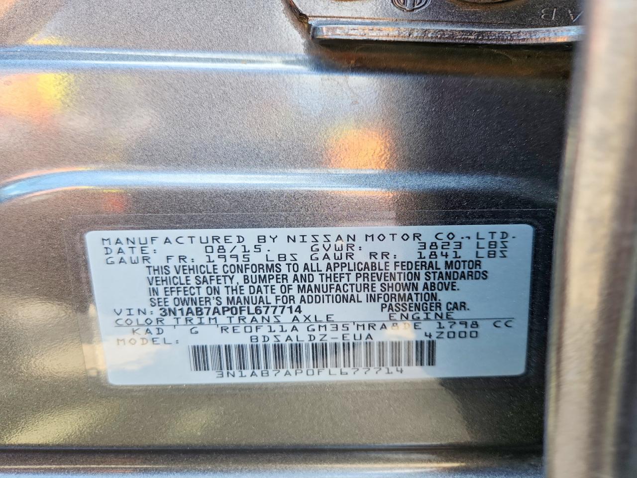 Nissan Sentra Sv