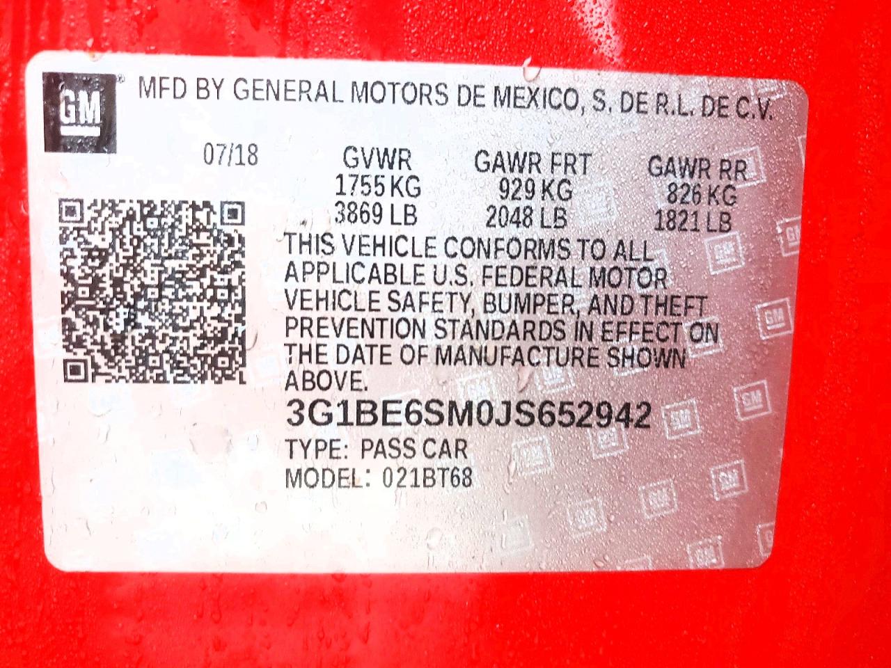 Chevrolet Cruze Lt
