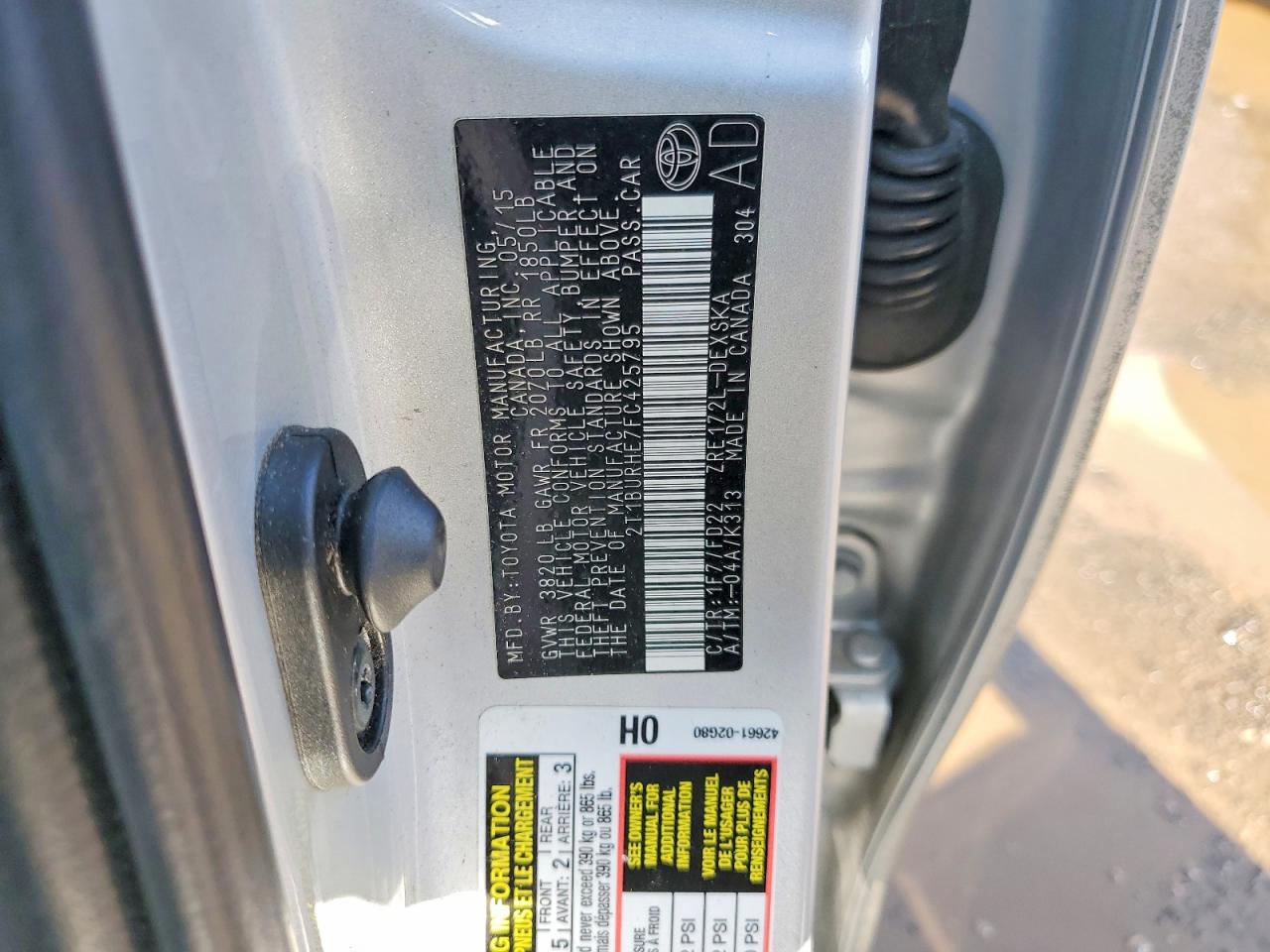 Toyota Corolla S Plus