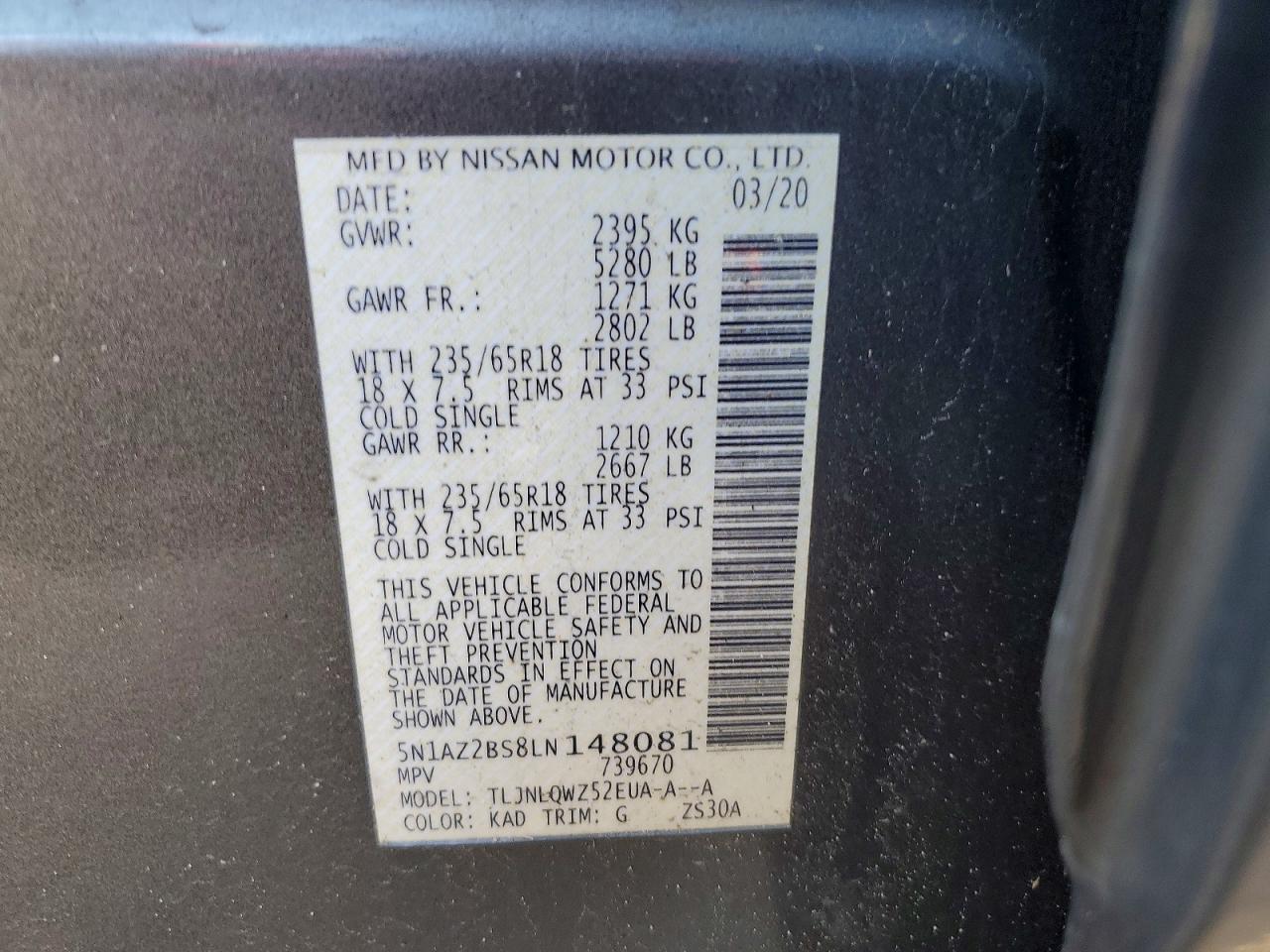 Nissan Murano Sv