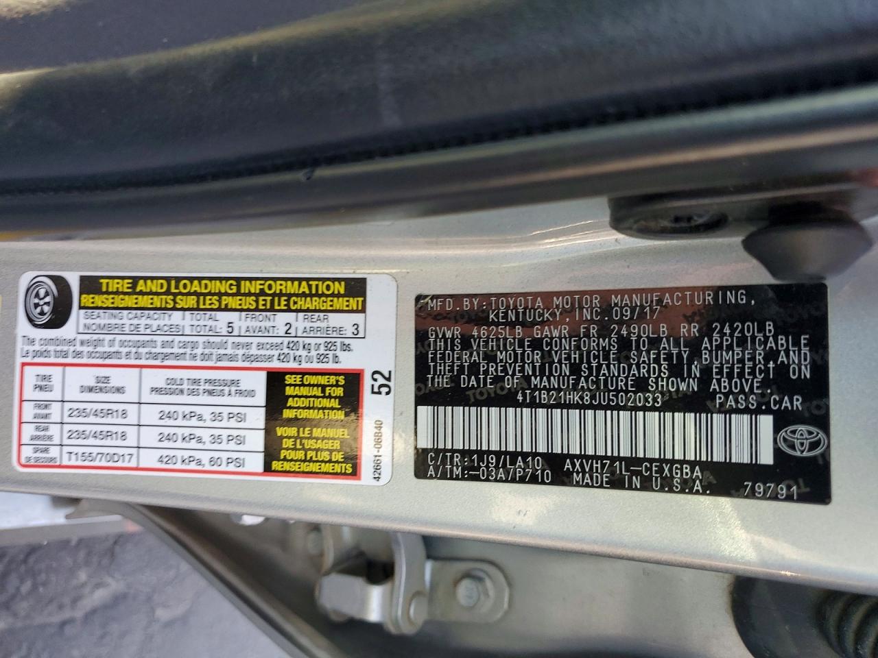 Toyota Camry Xle