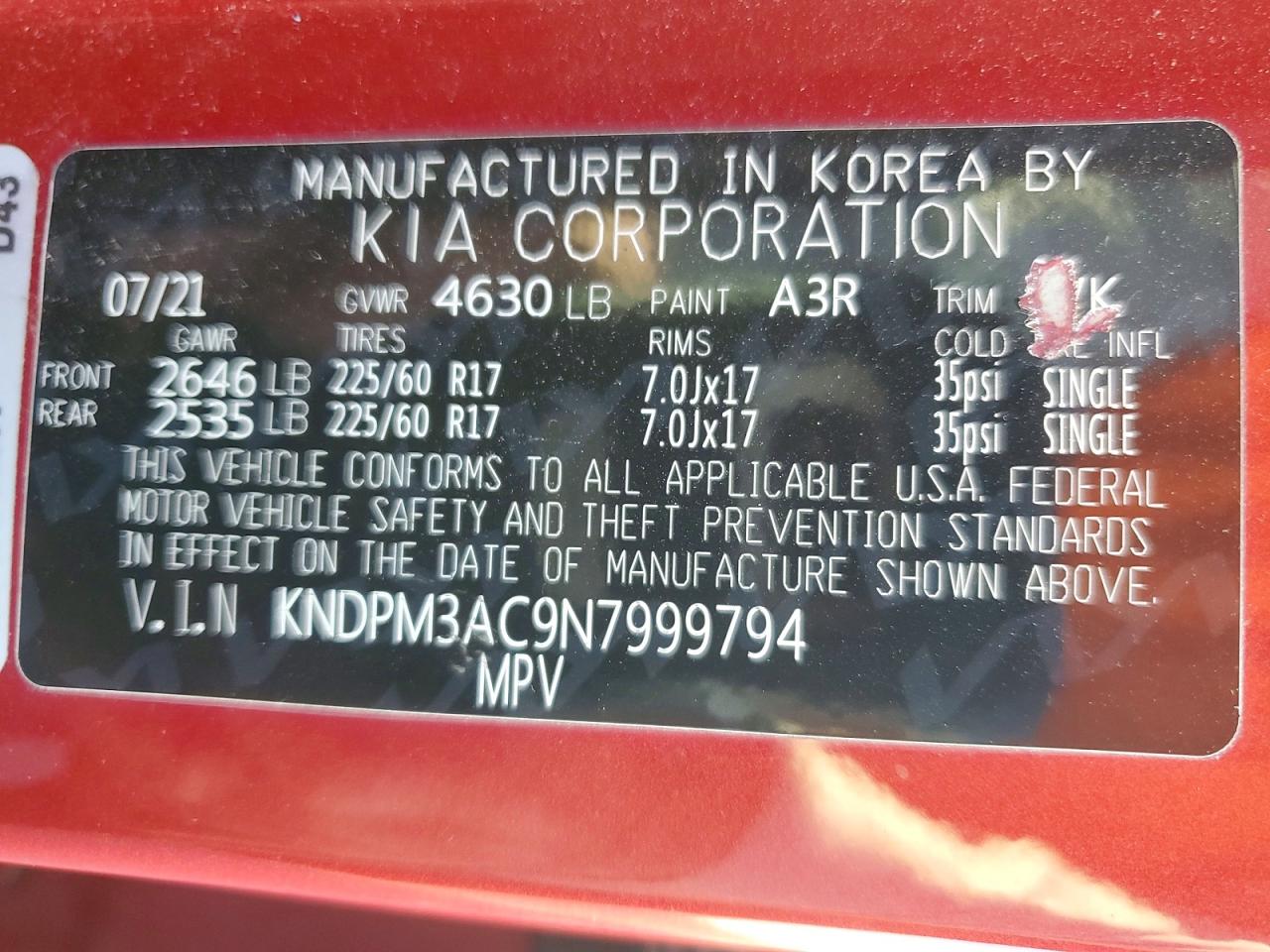 Kia Sportage Lx