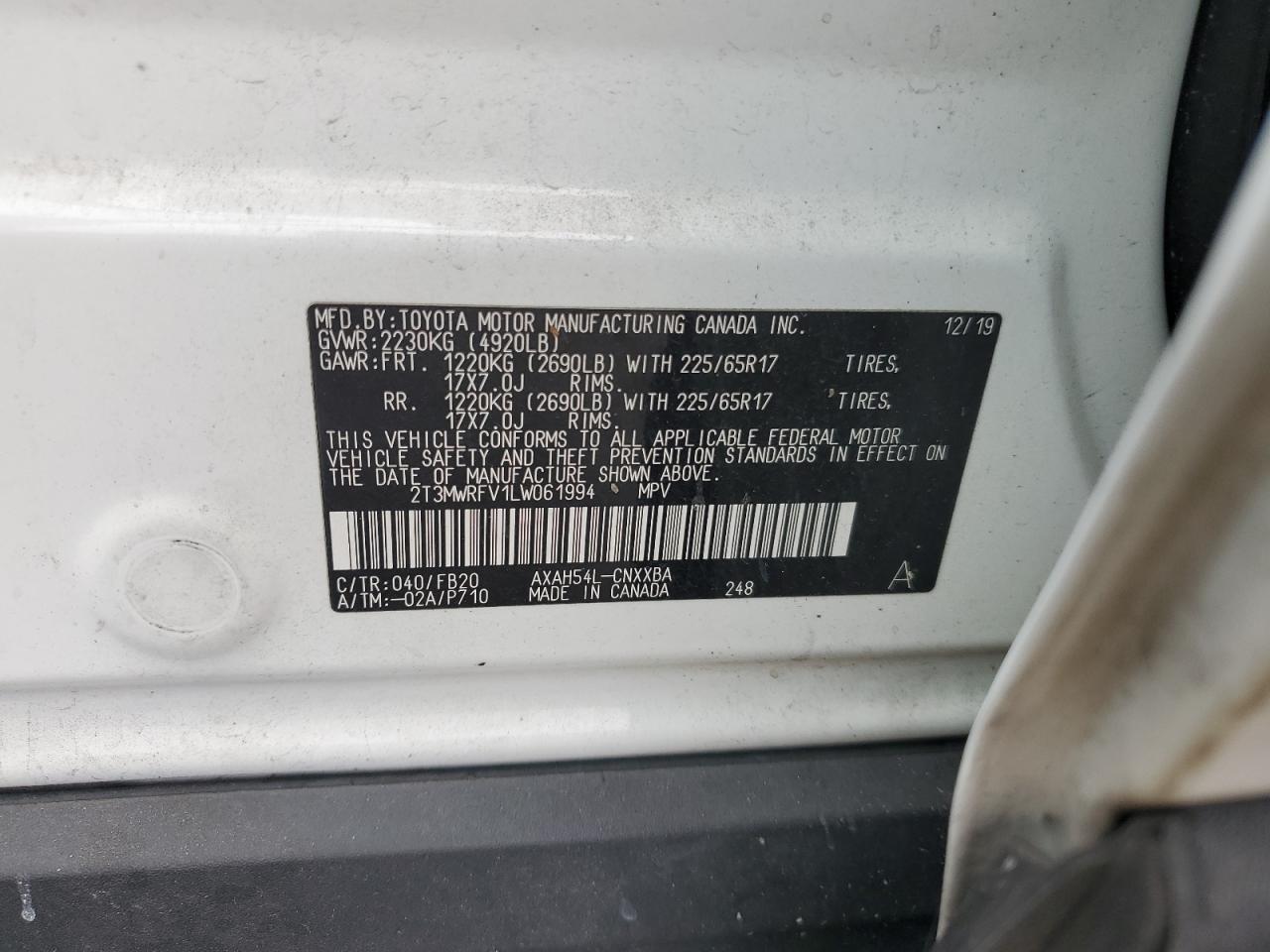 Toyota RAV4 Le