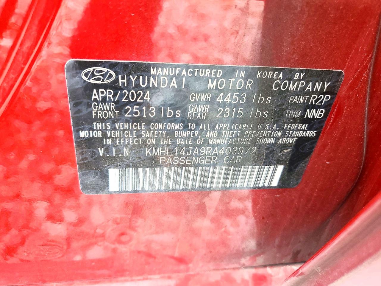 Hyundai SONATA Sel
