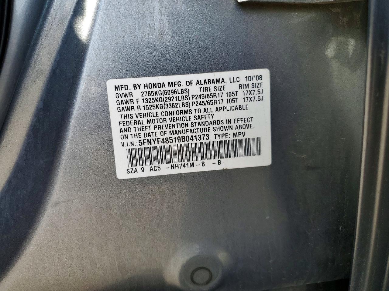 Honda Pilot Exl