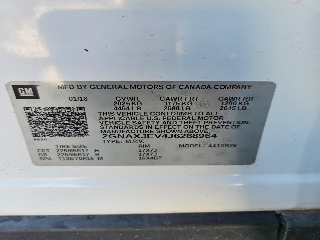 Chevrolet Equinox Lt