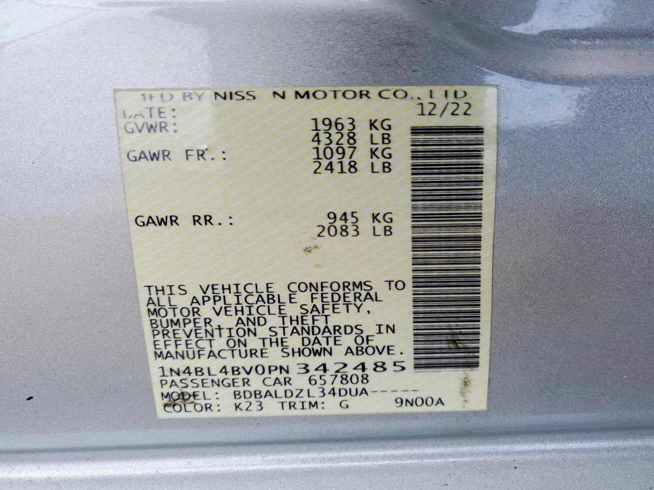 Nissan Altima S