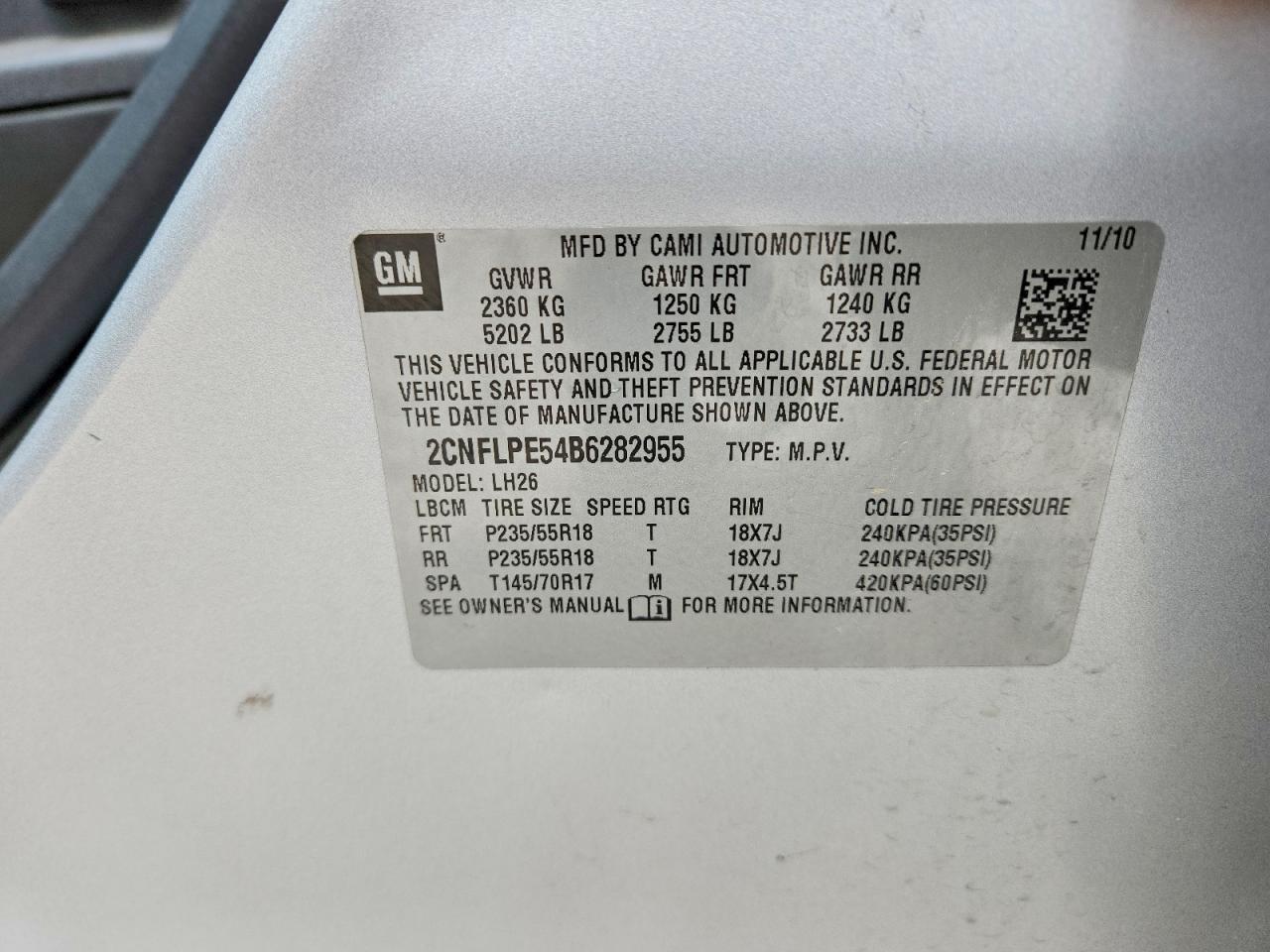 Chevrolet Equinox Lt